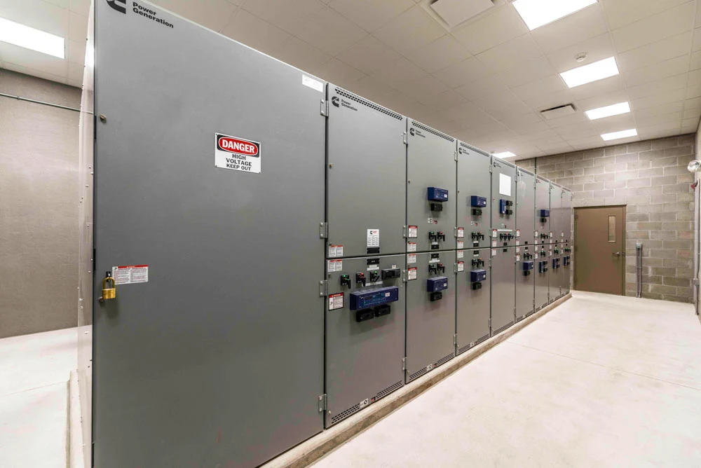 Electrical distribution, protection, and maintainable equipment access