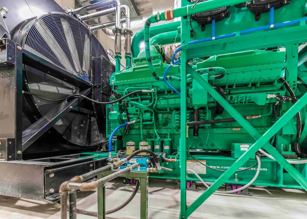 Engine-driven equipment and emergency-generation infrastructure