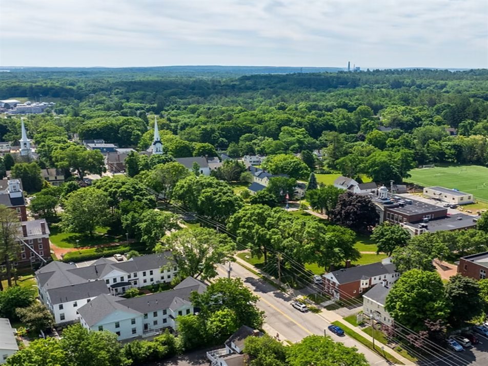 Aerial view of Yarmouth, Maine